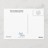 Grüße von Salem Postkarte (Rückseite)