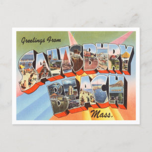 Grüße von Salisbury Beach, Massachusetts Postkarte