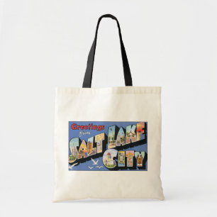 Grüße von Salt Lake City, Vintag Tragetasche