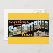 Grüße von San Antonio Postcard Postkarte (Vorne/Hinten)