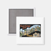 Grüße von San Antonio Texas Magnet (Vorderseite/Rückseite)