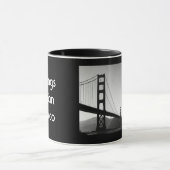 Grüße von San Francisco Tasse (Zentrum)