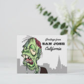 Grüße von San José Reise Postkarte (Stehend Vorderseite)