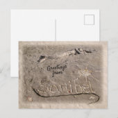 Grüße von Sanibel Postkarte (Vorne/Hinten)