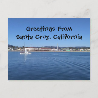 Grüße von Santa Cruz, Kalifornien Post Card Postkarte