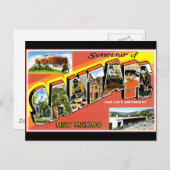 Grüße von Santa Fe Postkarte (Vorne/Hinten)