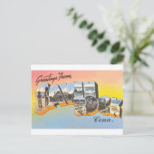 Grüße von Savin Rock West Haven, CT Postkarte (Stehend Vorderseite)