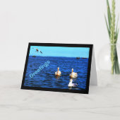 Grüße von schönem SeeWinnebago Karte (Vorderseite)