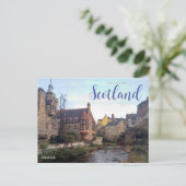 Grüße von Scotland Edinburgh Postcard Postkarte (Stehend Vorderseite)