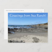 Grüße von Sea Ranch! Postkarte (Vorne/Hinten)