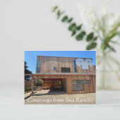 Grüße von Sea Ranch! Postkarte (Stehend Vorderseite)