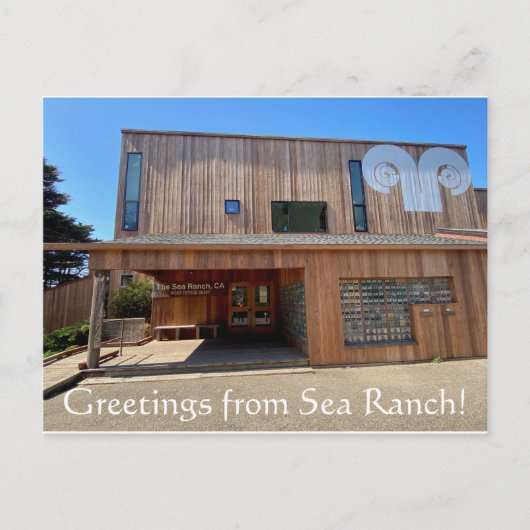 Grüße von Sea Ranch! Postkarte (Vorderseite)