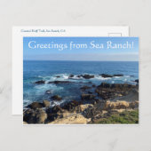 Grüße von Sea Ranch! Postkarte (Vorne/Hinten)
