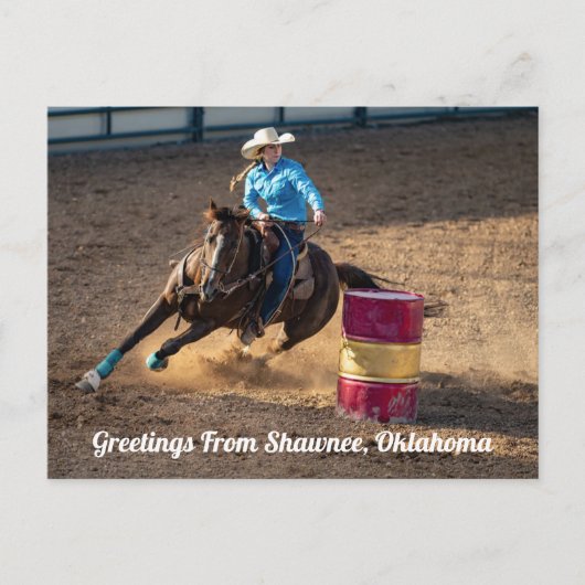 Grüße von Shawnee, Oklahoma Postcard Postkarte (Vorderseite)