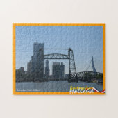 Grüße von Skylinen Hollands Rotterdam Puzzle (Horizontal)