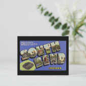 Grüße von South Bend Indiana Postkarte (Stehend Vorderseite)