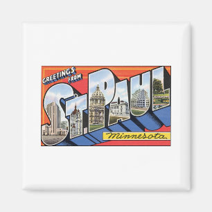 Grüße von St. Paul Minnesota Magnet