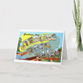 Grüße von Sterling und Rock Falls, Illinois Karte (Vorderseite)