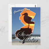 Grüße von Stone Harbour Postkarte (Vorne/Hinten)