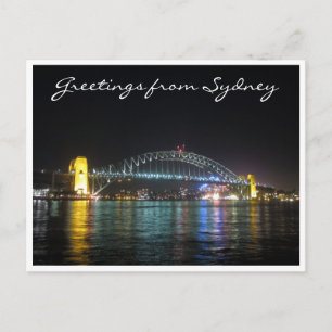 Grüße von Sydney Bridge Postkarte