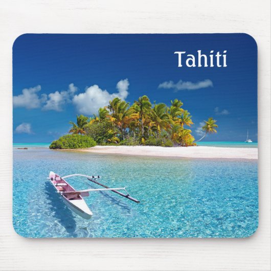 Grüße von Tahiti Mousepad (Vorne)