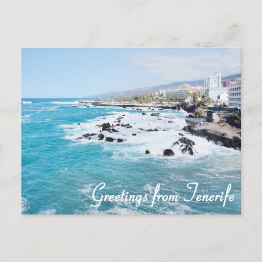 Grüße von Teneriffa-Postkarte Postkarte (Vorderseite)