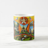 Grüße von Texas Kaffeetasse (Mittel)