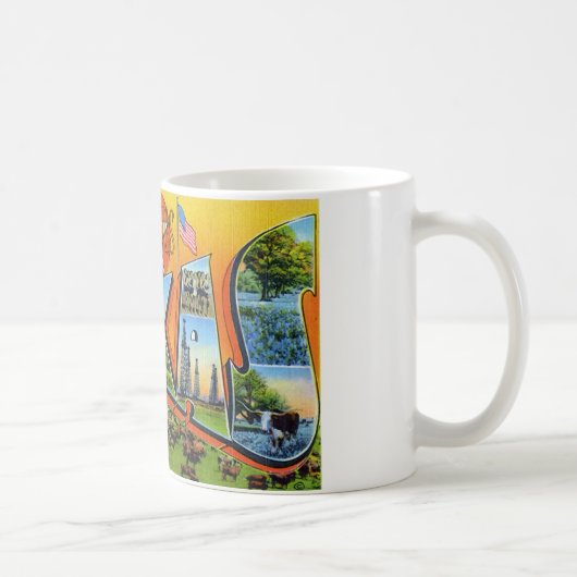Grüße von Texas Kaffeetasse (Rechts)