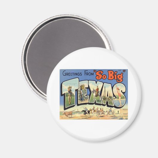 Grüße von Texas Magnet (Vorderseite/Rückseite)