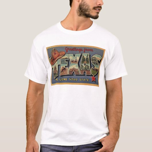 Grüße von Texas T-Shirt (Vorderseite)