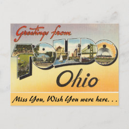 Grüße von Toledo Postkarte