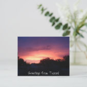 Grüße von Tucson! Postkarte (Stehend Vorderseite)