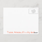 Grüße von Tucson! Postkarte (Rückseite)