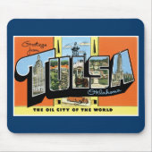 Grüße von Tulsa, Oklahoma! Mousepad (Vorne)