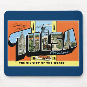 Grüße von Tulsa, Oklahoma! Mousepad