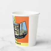 Grüße von Tulsa, Oklahoma! Pappbecher (Rückseite)