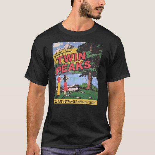 Grüße von Twin Peaks Washington Graphic T-Shirt (Vorderseite)
