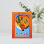 Grüße von Utah Postcard Postkarte (Stehend Vorderseite)