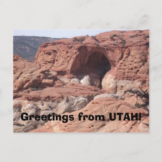 Grüße von UTAH! Postkarte (Vorderseite)