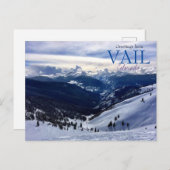 Grüße von Vail Colorado Postcard Landschaftlich Postkarte (Vorne/Hinten)