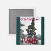 Grüße von Vail Magnet (Vorderseite/Rückseite)