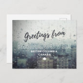 Grüße von Vancouver Postkarte (Vorne/Hinten)