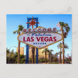 Grüße von Vegas Postkarte