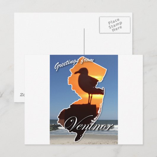 Grüße von Ventnor Postkarte (Vorne/Hinten)