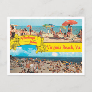 Grüße von Virginia Beach, Virginia Reise Postkarte