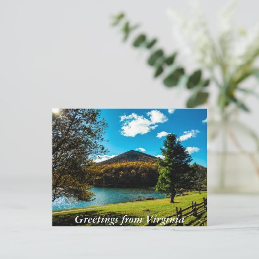Grüße von Virginia Postcard Postkarte (Stehend Vorderseite)