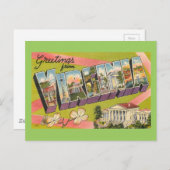 Grüße von Virginia Postkarte (Vorne/Hinten)