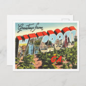 Grüße von Waycross, Georgia Vintage Travel Postkarte (Vorne/Hinten)