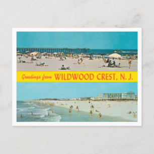 Grüße von Wildwood Crest, New Jersey Reise Postkarte