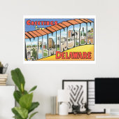 Grüße von Wilmington Delaware_Vintage Travel Poster (Heimbüro)